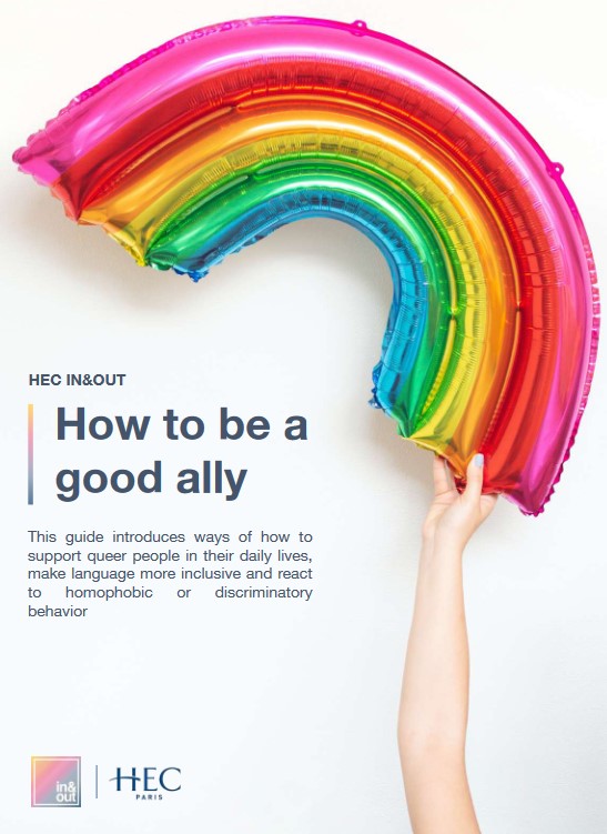 HEC Paris "How to be a good ally for LGBTQIA+" Cover