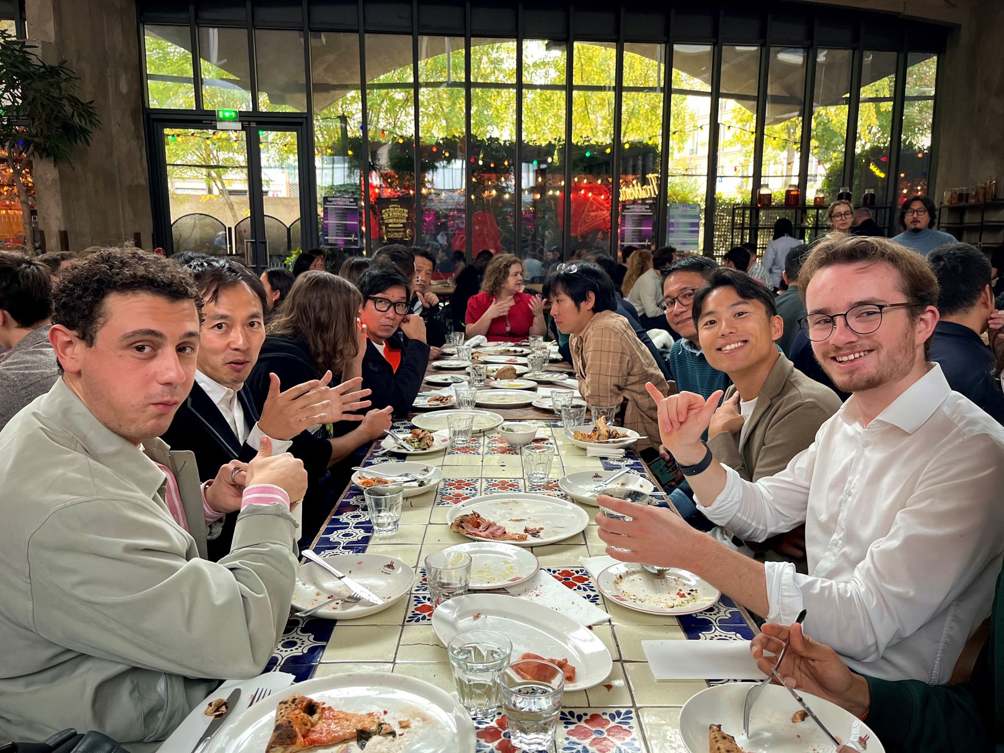 Jetro Program Participants at The Felicita Restaurant