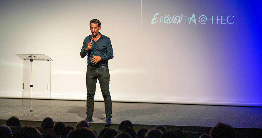 Eloquentia@HEC 2019 - Eloïc Peyrache ©Olivier Sabatier – W Project