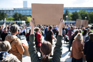 crowd demonstration