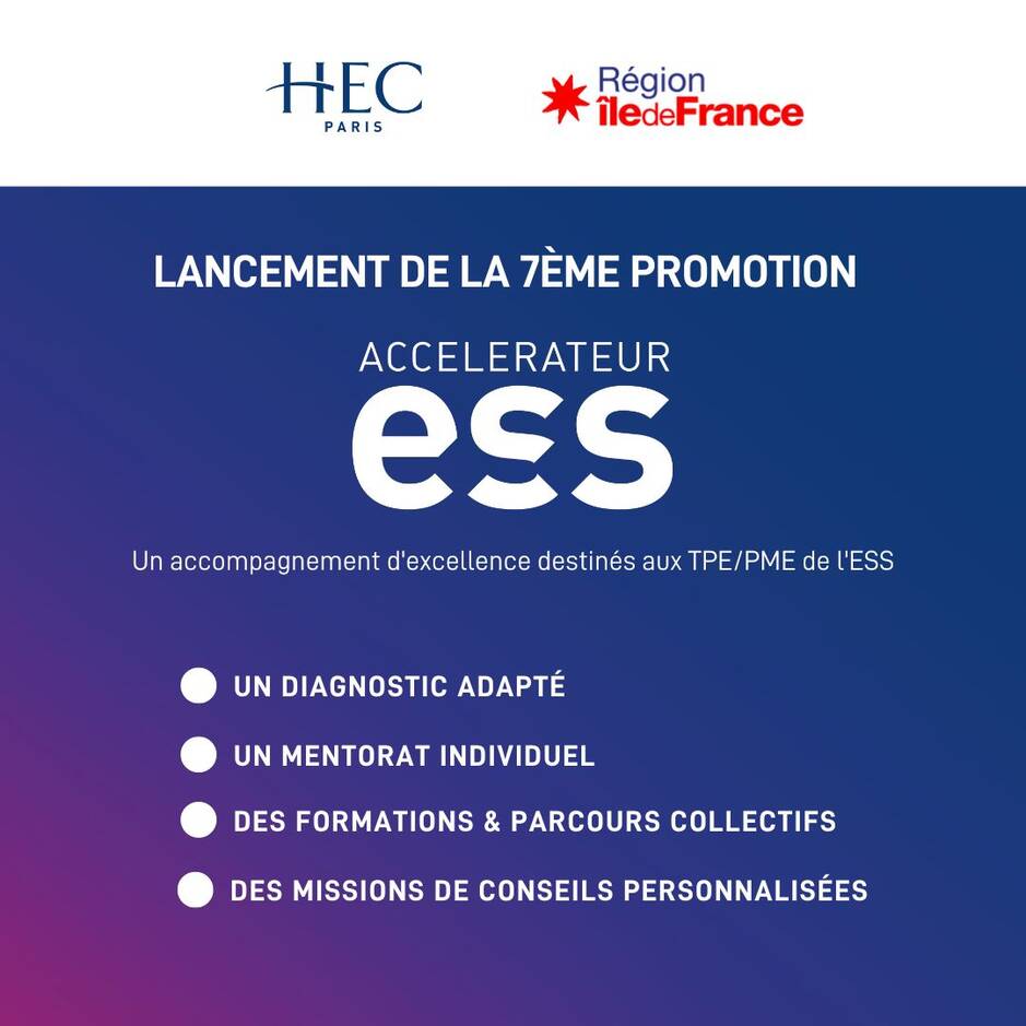 Lancement de la 7ème promotion de l'Accélérateur ESS